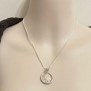 1935 Indian Buffalo Nickel Pendant Necklace